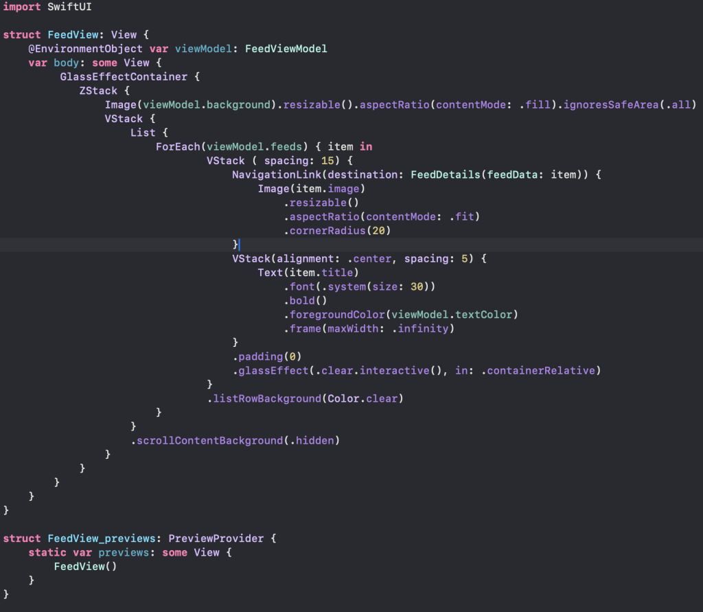 FeedView.swift